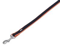 Nobby Preno Mesh Hondenriem, 120 cm/25-35 mm, Neon Oranje - thumbnail