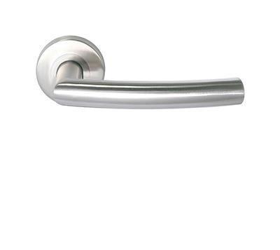 Deurkrukken Italie op rozetten, rvs-mat Deurkrukken Italie op rozetten, rvs-mat