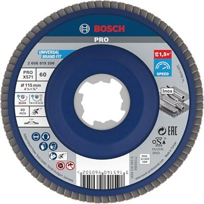 Bosch Accessories 2608619206 Lamellenschuurschijf Diameter 115 mm Korrelgrootte (num)=60 1 stuk(s) Bosch Accessories 2608619206 Lamellenschuurschijf Diameter 115 mm Korrelgrootte (num)=60 1 stuk(s)