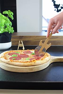 Gitaar pizzawiel met standaard