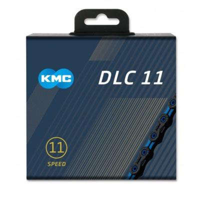 KMC fietsketting dlc 11 - 118 schakels - blauw/zwart - extreem duurzaam - 243g