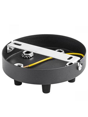 Light depot - plafondkap metaal 5 lichts - zwart - Outlet Light depot - plafondkap metaal 5 lichts - zwart - Outlet