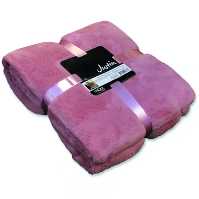 Plaid Justin 150x200cm Old Pink Plaid Justin 150x200cm Old Pink