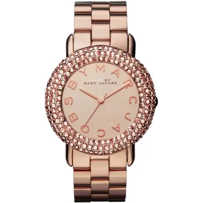Horlogeband Marc by Marc Jacobs MBM3192 Staal Rosé 18mm