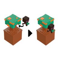 Minecraft Bloom Blocks Mini Figure - Warped Fungus - thumbnail