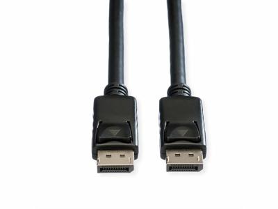ROLINE DisplayPort kabel, DP-DP, v1.2, M - M, TPE, zwart, 10 m ROLINE DisplayPort kabel, DP-DP, v1.2, M - M, TPE, zwart, 10 m