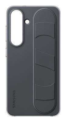 Samsung Galaxy S25 Standing Grip Case Telefoonhoesje Zwart Samsung Galaxy S25 Standing Grip Case Telefoonhoesje Zwart