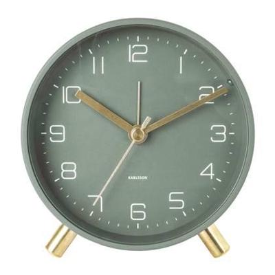 Karlsson wekker Lofty metaal D. 11cm (Kleur: groen) Karlsson wekker Lofty metaal D. 11cm (Kleur: groen)