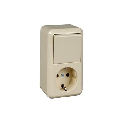 ELSO AP-combinatie 388600 10/16A CONTURA parelwit Crème 1 stuk(s) ELSO AP-combinatie 388600 10/16A CONTURA parelwit Crème 1 stuk(s)