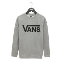 VANS sweater Classic Crew met logo grijs melange/zwart - thumbnail