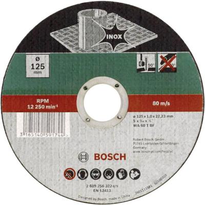 Bosch Accessoires Doorslijpschijf Inox | 115 X1 | Recht - 2609256320 Bosch Accessoires Doorslijpschijf Inox | 115 X1 | Recht - 2609256320