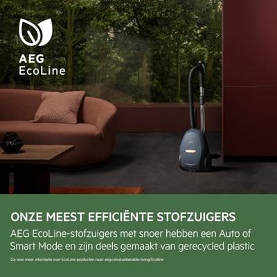 AEG VX82-1-4MB Stofzuiger met zak Blauw - thumbnail