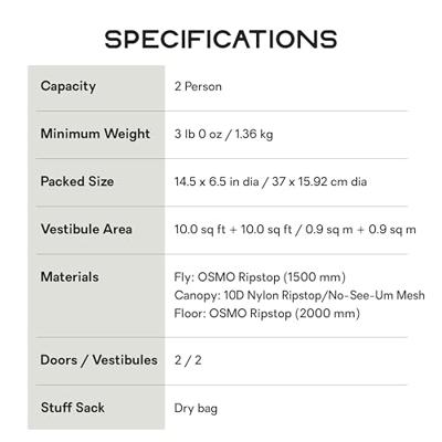 Nemo Dragonfly OSMO Bikepack 2P Trekkerstent Marsh/Boreal Nemo Dragonfly OSMO Bikepack 2P Trekkerstent Marsh/Boreal
