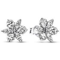 Pandora 292633C01 Oorknoppen Sparkling Herbarium Cluster zilver-zirconia wit - thumbnail