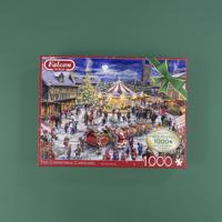 Falcon de luxe Falcon The Christmas Carousel 2x 1000 stukjes - Legpuzzel voor Volwassenen - thumbnail