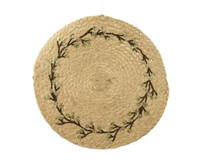 Placemat jute d35h0.5 cm naturel KSD - Ksd