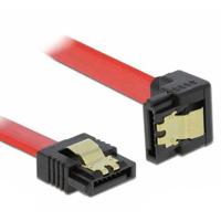 Delock 83978 SATA 6 Gb/s Kabel recht naar beneden haaks 30cm rood - thumbnail