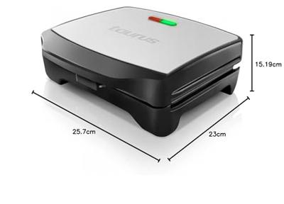 Broodrooster Taurus MIAMI PREMIUM Zwart 900 W 900W