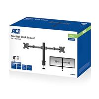 ACT Connectivity Monitorarm office solid pro, 2 schermen bevestiging - thumbnail