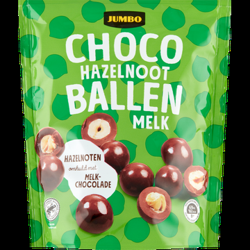 Jumbo Choco Ballen Hazelnoot Melk 200 g Jumbo Choco Ballen Hazelnoot Melk 200 g