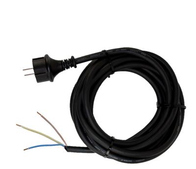 QwattPro Aansluitsnoer kl.I 5m 3G2,5 H07RN-F zwart IP44 - 2511126 - 2511126