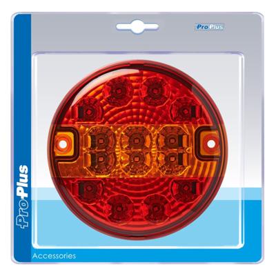 ProPlus achterlicht 3 functies 14 cm led 5 pin rood in blister