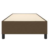 Bedframe stof donkerbruin 100x200 cm - thumbnail