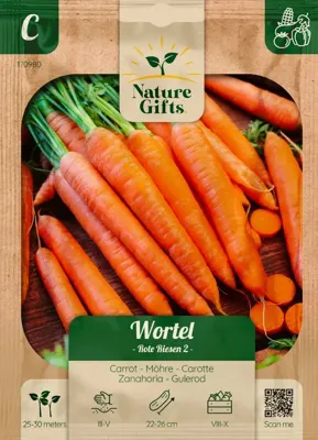 Wortel rode reuzen 2 per 25m Wortel rode reuzen 2 per 25m