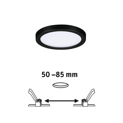 Paulmann 79963 Areo VariFit LED-inbouwlamp 13 W Zwart Paulmann 79963 Areo VariFit LED-inbouwlamp 13 W Zwart