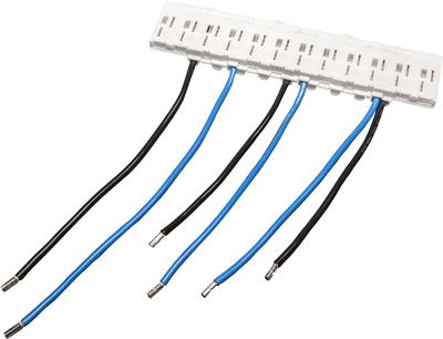 ABB 1 fase busboard 3-split - verdeling 3 x 4 module 120313