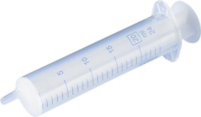 Wegwerpspuit 2-delig Luer 20ml