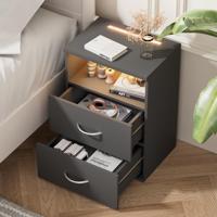 Monzana Bureaustoel - draaistoel - kruk - met - gestoffeerde - zitting - in - zwart - thumbnail