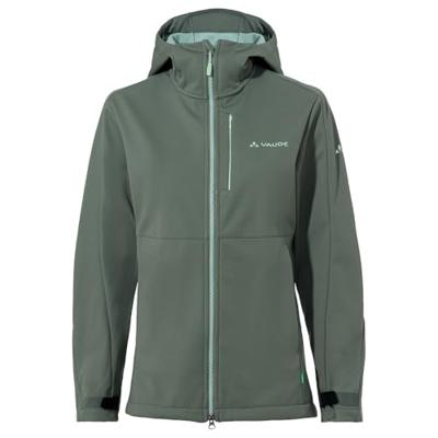 Vaude Elope II Softshell Jas Dames Agave 42 Vaude Elope II Softshell Jas Dames Agave 42