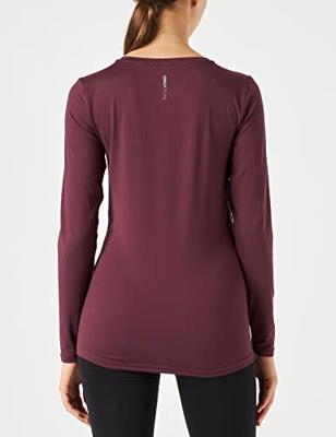 Only Play Clarissa longsleeve Trainingsshirt bordeaux maat:xs