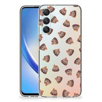 TPU bumper voor Samsung Galaxy A05S Poep Emojis - thumbnail
