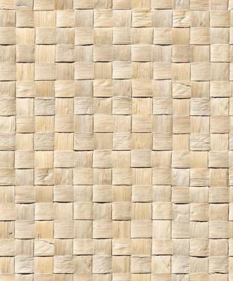 Noordwand Textura Behang met natuurlijk vlechtwerk - 1545740