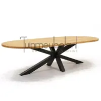 Tuintafel Mistral teak ovaal spinpoot 280 cm van Vita - thumbnail