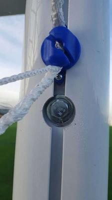 PACK OF 25 SUPPORTS SUBJECTION NET GOAL SOCCER BLUE