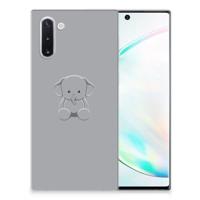 Samsung Galaxy Note 10 Telefoonhoesje met Naam Grijs Baby Olifant - thumbnail