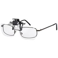 Carson loepbril 1,5x (+2.25 dioptrie) clip-on en flip-up - thumbnail