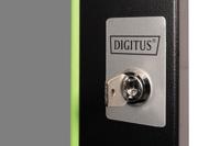 Digitus DN-19 D-16-U-SW 19 inch Doorkijkdeur voor patchkast 16 HE Zwart - thumbnail