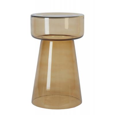 Light & Living Bijzettafel 'Dakwa' Glas, 30cm, kleur Okergeel