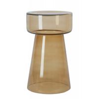 Light & Living Bijzettafel 'Dakwa' Glas, 30cm, kleur Okergeel - thumbnail