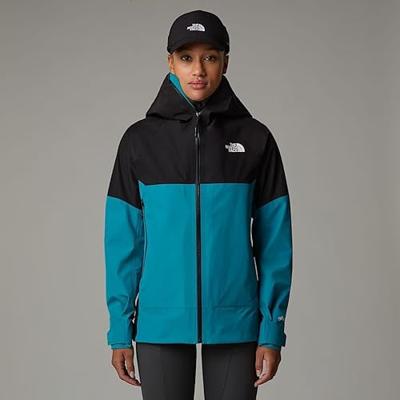 The North Face Jazzi 3L GTX Hardshell Jas Dames Deep Teal/TNF Black L The North Face Jazzi 3L GTX Hardshell Jas Dames Deep Teal/TNF Black L