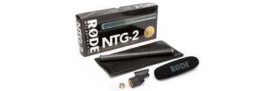 RØDE NTG2 condensator richtmicrofoon RØDE NTG2 condensator richtmicrofoon