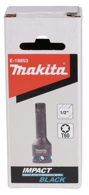 Makita Accessoires Slagschroefbit T60x78mm Impact Black 1/2" VK - E-19853 Makita Accessoires Slagschroefbit T60x78mm Impact Black 1/2" VK - E-19853