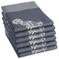 DDDDD DDDDD theedoek Goodmorning blue 60x65 (per stuk) - thumbnail