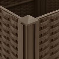 Plantenbak verhoogd 40x40x38 cm polypropyleen - thumbnail