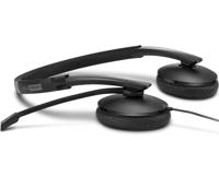 Lenovo 4XD1M39028 headphones/headset Wired Head-band USB Type-C Black - thumbnail