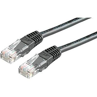 ROLINE patchkabel Cat.5e (Klasse D) UTP, PoE, zwart, 2 m